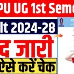 PPU UG 1st Semester Result 2024-28 : PPU UG 1st Semester Result 2025 Kab Aayega