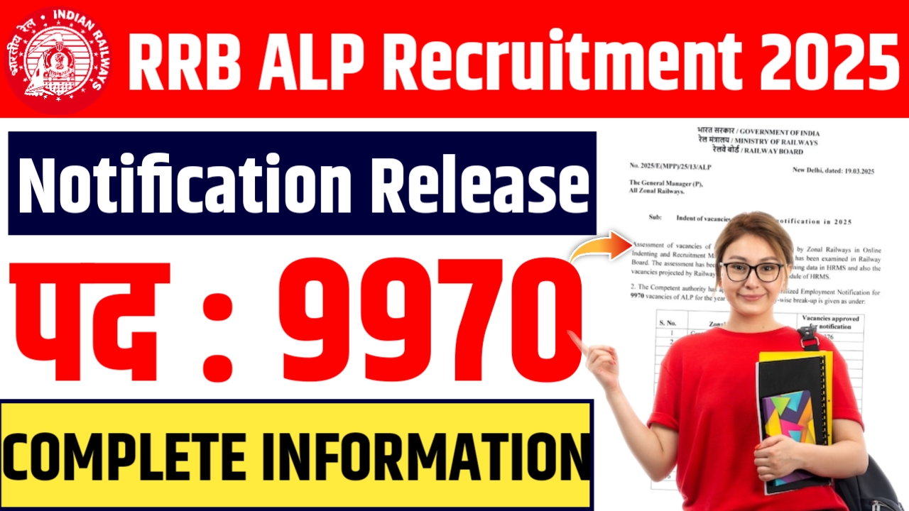 RRB ALP Recruitment 2025 Notification