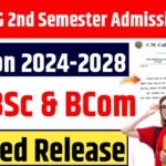 LNMU UG 2nd Semester Admission 2025 (Session 2024-28) : LNMU UG 2nd Semester BA, BSc & BCom 2024-2028 Admission Start Date