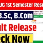 BRABU UG 1st Semester Result 2025 : BRABU UG 1st Semester Result 2024-28
