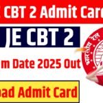 RRB JE CBT 2 Answer Key 2025 : RRB JE CBT 2 Answer Key 2025 Out