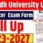 Magadh University UG 3rd Semester Exam Form Fill Up 2023-2027