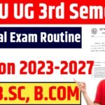 BNMU UG 3rd Semester Practical Exam Routine 2025 : BNMU UG 3rd Semester Practical Exam Date 2023-2027