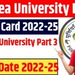 Purnea University Part 3 Admit Card 2022-25 : Purnea University Part 3 Exam Date 2022-25