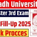 Magadh University UG Semester 3rd Exam Form Fill-Up 2025