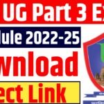 Patliputra University UG Part 3 Exam Routine 2025 : PPU UG Part 3 Exam Schedule 2022-25 Download