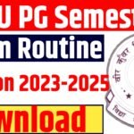 VKSU PG Semester 3 Exam Routine 2023-2025 : VKSU PG Semester 3 Exam Date 2023-2025