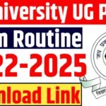 JP University UG Part 3 Exam Routine 2022-2025 : JP University Part 3 Exam Schedule 2022-2025