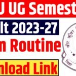 VKSU UG Semester 4 Exam Routine 2023-2027 : VKSU UG Semester 4 Exam Date Session-2023-2027