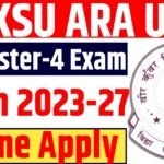 VKSU UG Semester 4 Exam Form 2023-27 : VKSU UG SEMESTER 4 Exam Form Date 2023-2027 For Ba, Bsc, Bcom