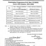 VKSU UG Semester 2 Exam Date 2024-2028 | VKSU UG Semester 2 Exam Routine 2024-2028