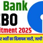 SBI Bank CBO Recruitment 2025 Online Apply For 2964 Post