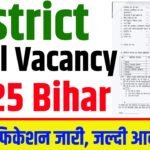 District Level Vacancy 2025 Bihar
