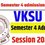 VKSU UG Semester 4 Admission 2023-27