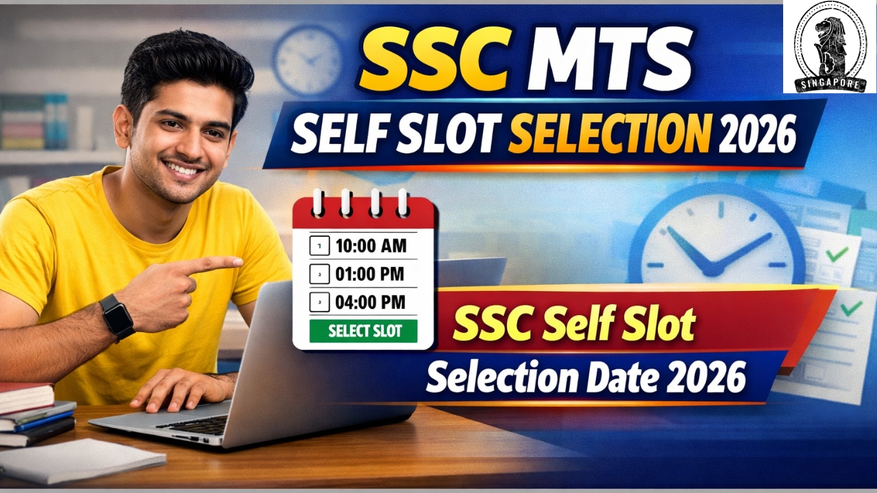 SSC MTS Self Slot Selection 2026 :SSC Self Slot Selection Date 2026