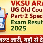VKSU ARA UG Old Course Part-2 Special Exam Result 2025