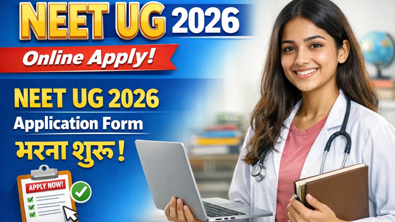 NEET UG 2026 Online Apply : NEET UG 2026 Application Form भरना शुरू!