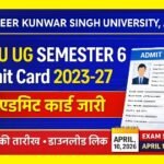 VKSU UG Semester 6 Admit Card 2023-27: परीक्षा कार्यक्रम जारी, एडमिट कार्ड डाउनलोड लिंक और लेटेस्ट अपडेट
