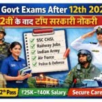 Top Government Exams After 12th 2026