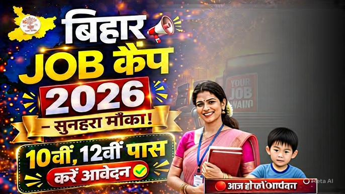 Bihar Job Camp 2026 – सुनहरा मौका! पूरी जानकारी, योग्यता, सैलरी, कैसे करें आवेदन