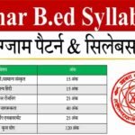 Bihar B.Ed Entrance Exam Syllabus 2026 – पूरा सिलेबस, एग्जाम पैटर्न व तैयारी गाइड
